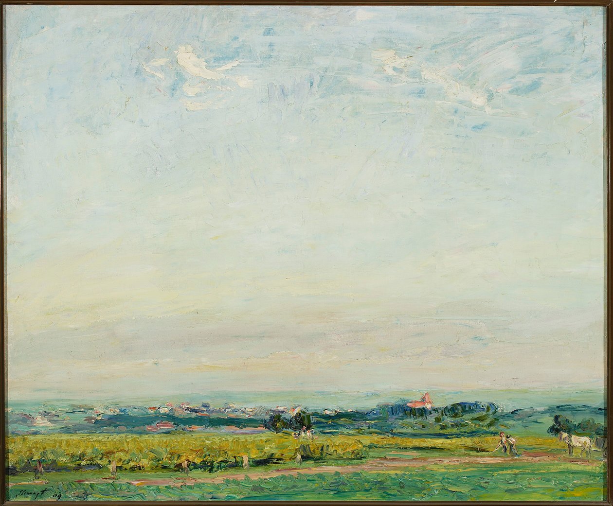 Landscape with a View of Landau in the Palatinate by Max Slevogt