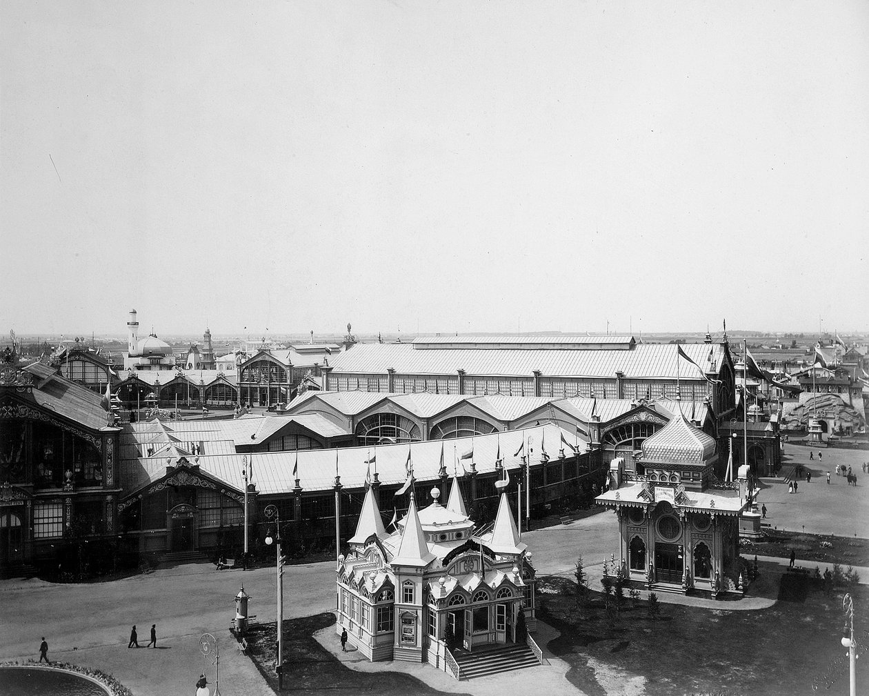 General View, the All-Russia Exhibition, Nizhny Novgorod, Russia, 1896 by Maxim Dmitriev