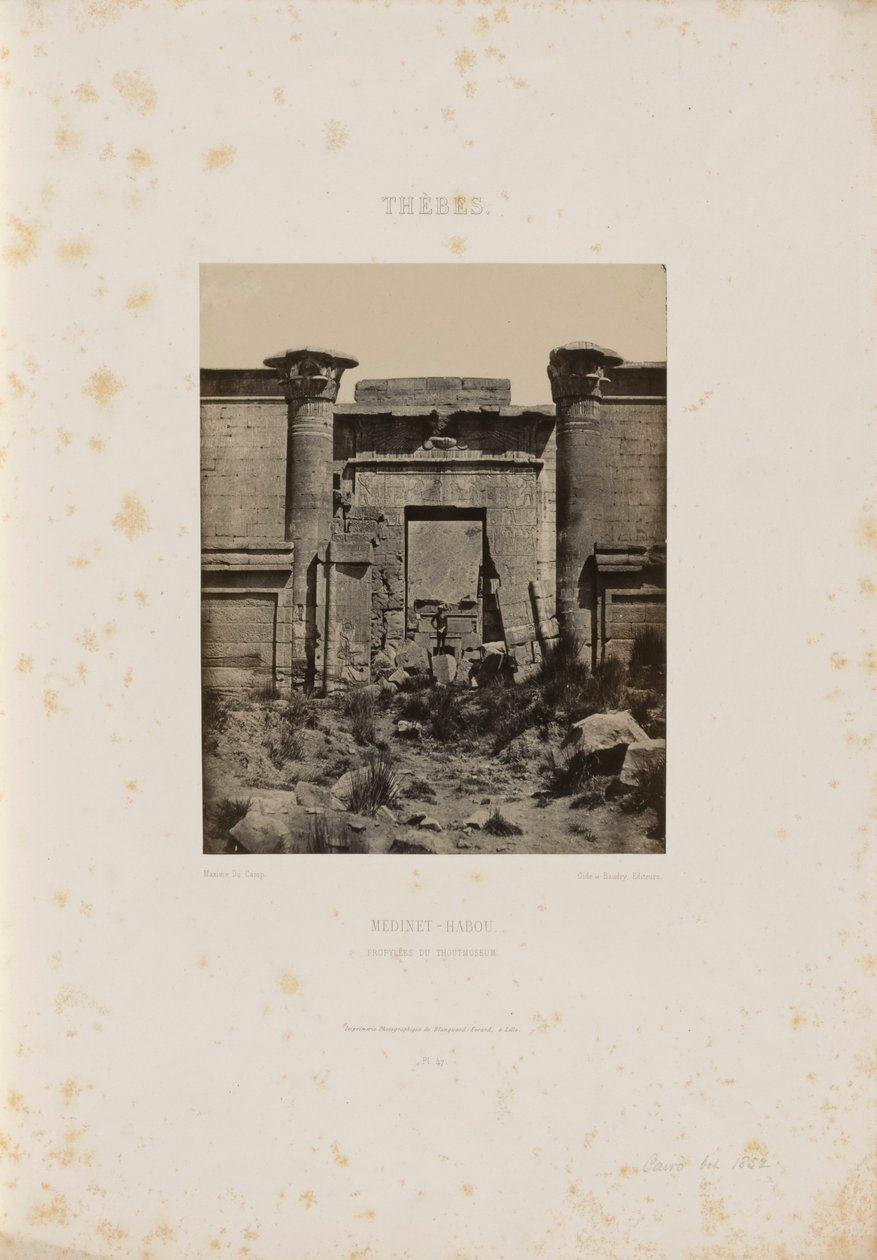 Grand Temple of Denderah by Maxime Du Camp