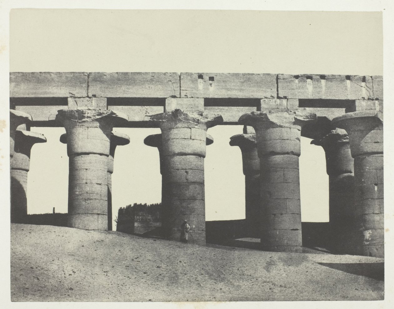 Luxor, Grand Colonnade of the Palace; Thebes by Maxime Du Camp