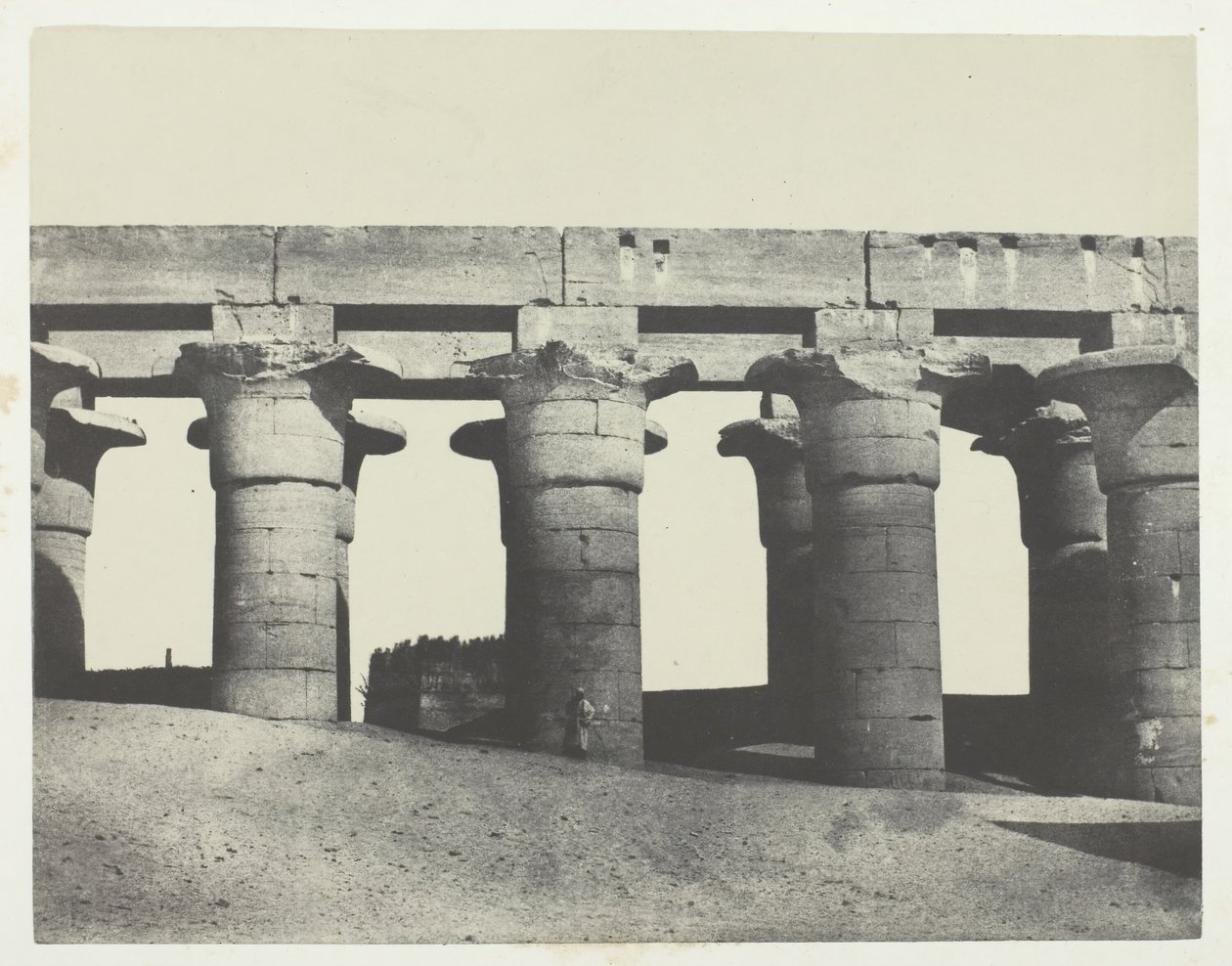 Luxor, Grand Colonnade of the Palace, Thebes by Maxime Du Camp