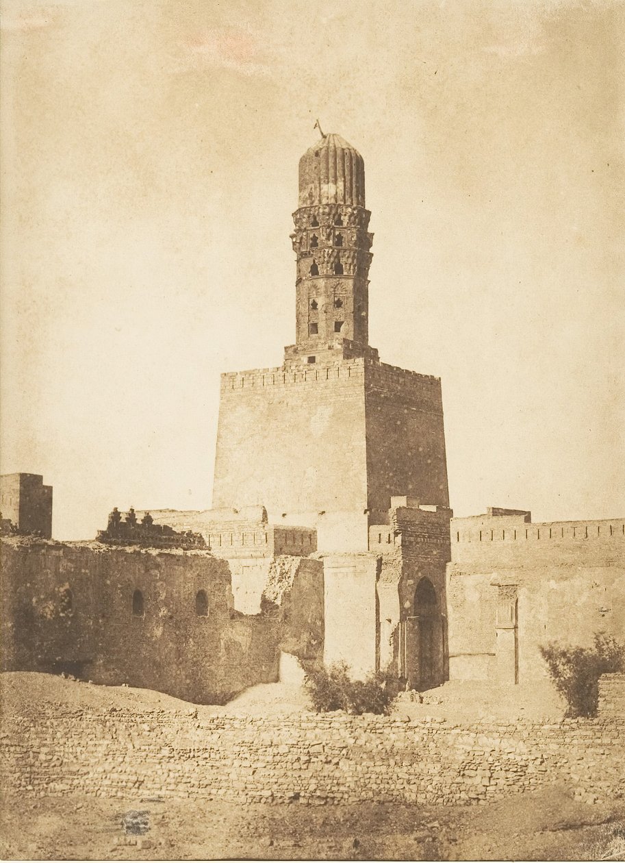 Minaret of the Mosque of Caliph Hakem, Cairo by Maxime Du Camp