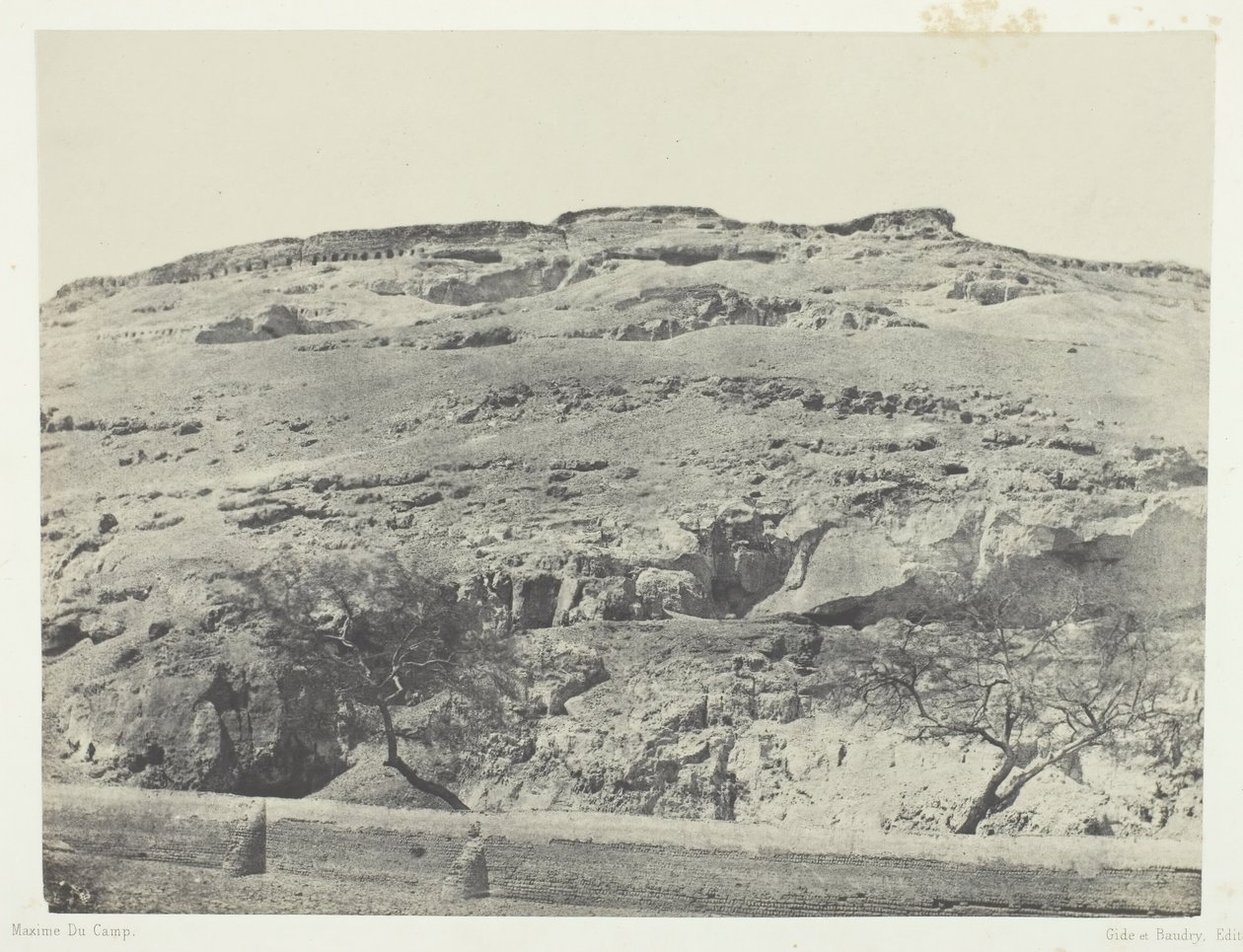 Necropolis of Ancient Lycopolis, Upper Egypt by Maxime Du Camp