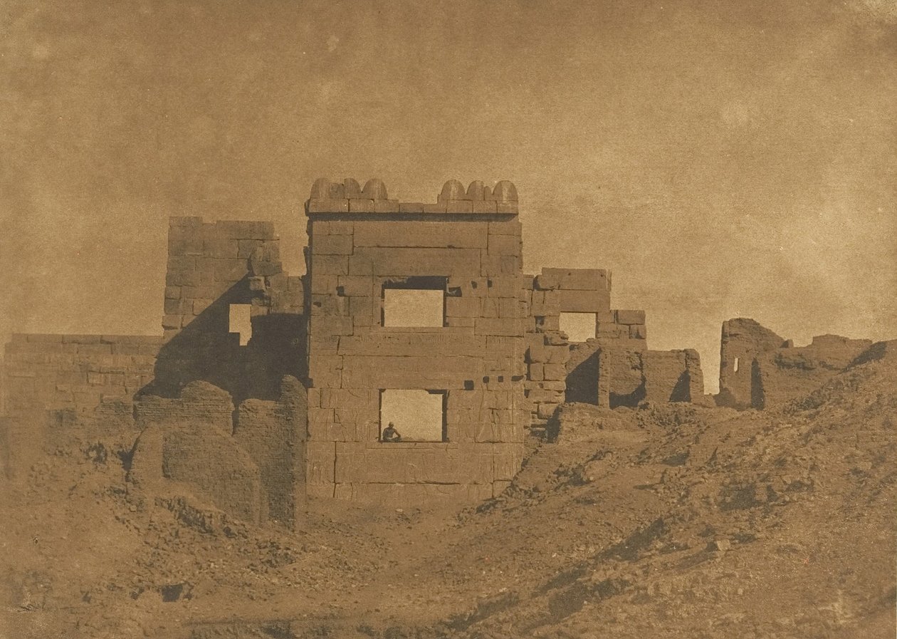 Pavilion or Gynaeceum of Ramses-Meiamoun, at Medinet-Habu by Maxime Du Camp