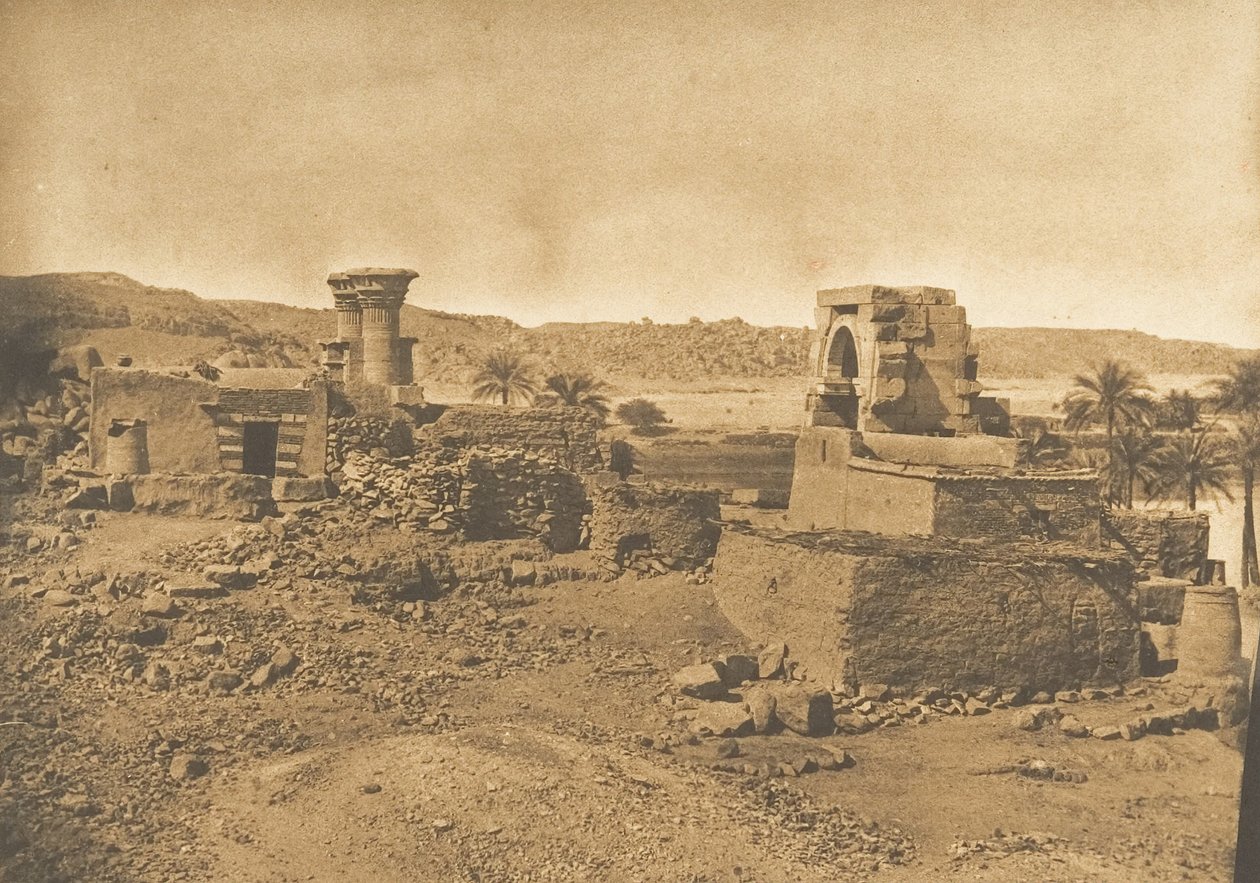 Ruines et Village de Begueh, petite ile à l