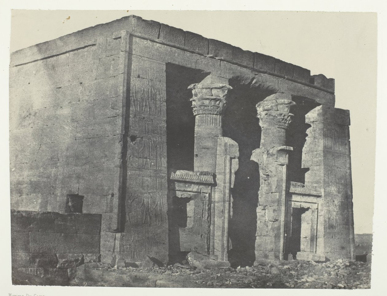 Temple of Dakkeh, Naos, Nubia by Maxime Du Camp