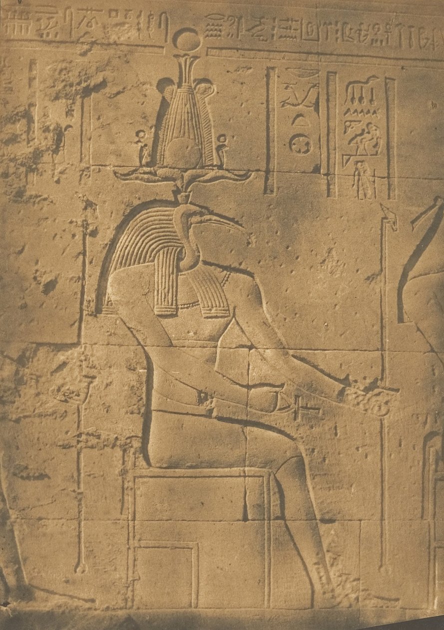 Thot Ibiocéphale Dieu des Lettres à Philae by Maxime Du Camp