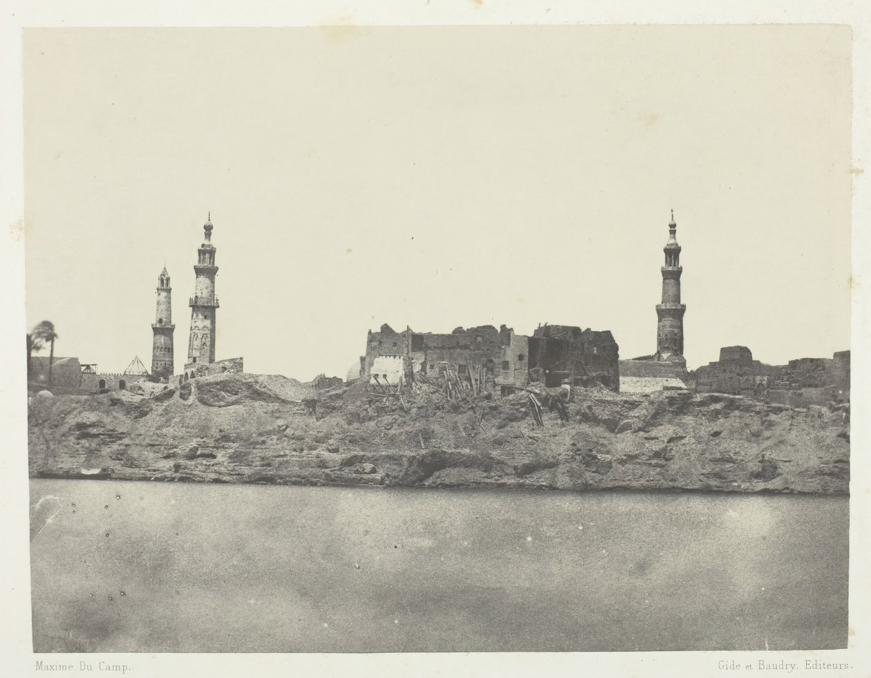General View, Girgeh, Upper Egypt by Maxime Du Camp