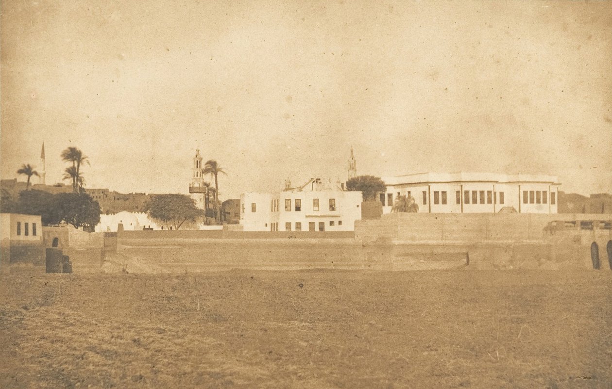View of Syout - Palace of the Pasha, 1850 by Maxime Du Camp
