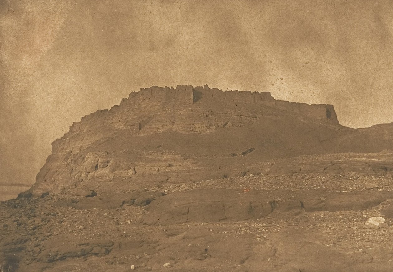 View of the Fortress of Ibrym, March 31, 1850 by Maxime Du Camp