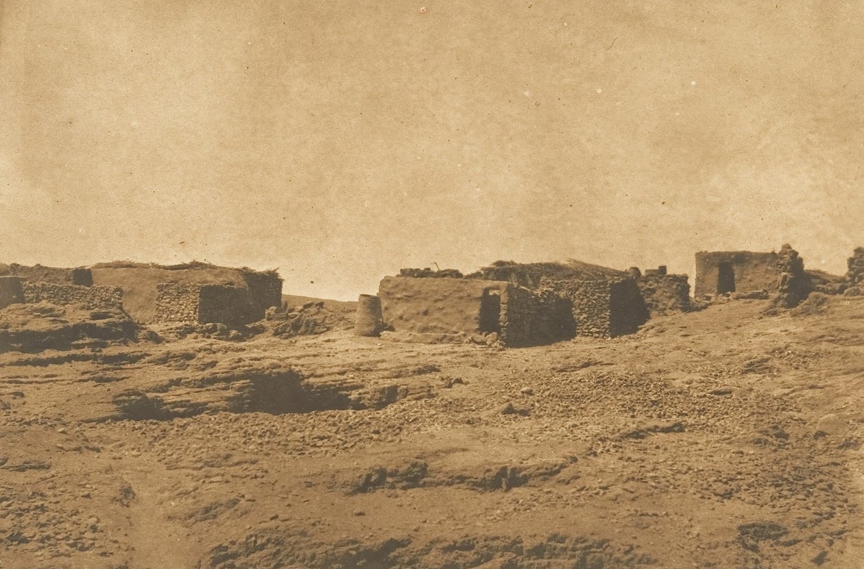View of the Village of Abou-Hor Tropic of Cancer by Maxime Du Camp