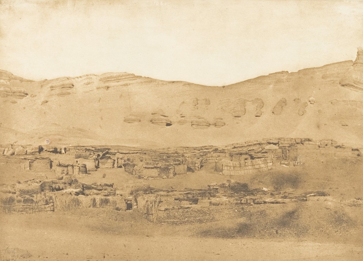 View of the Village of Garara by Maxime Du Camp