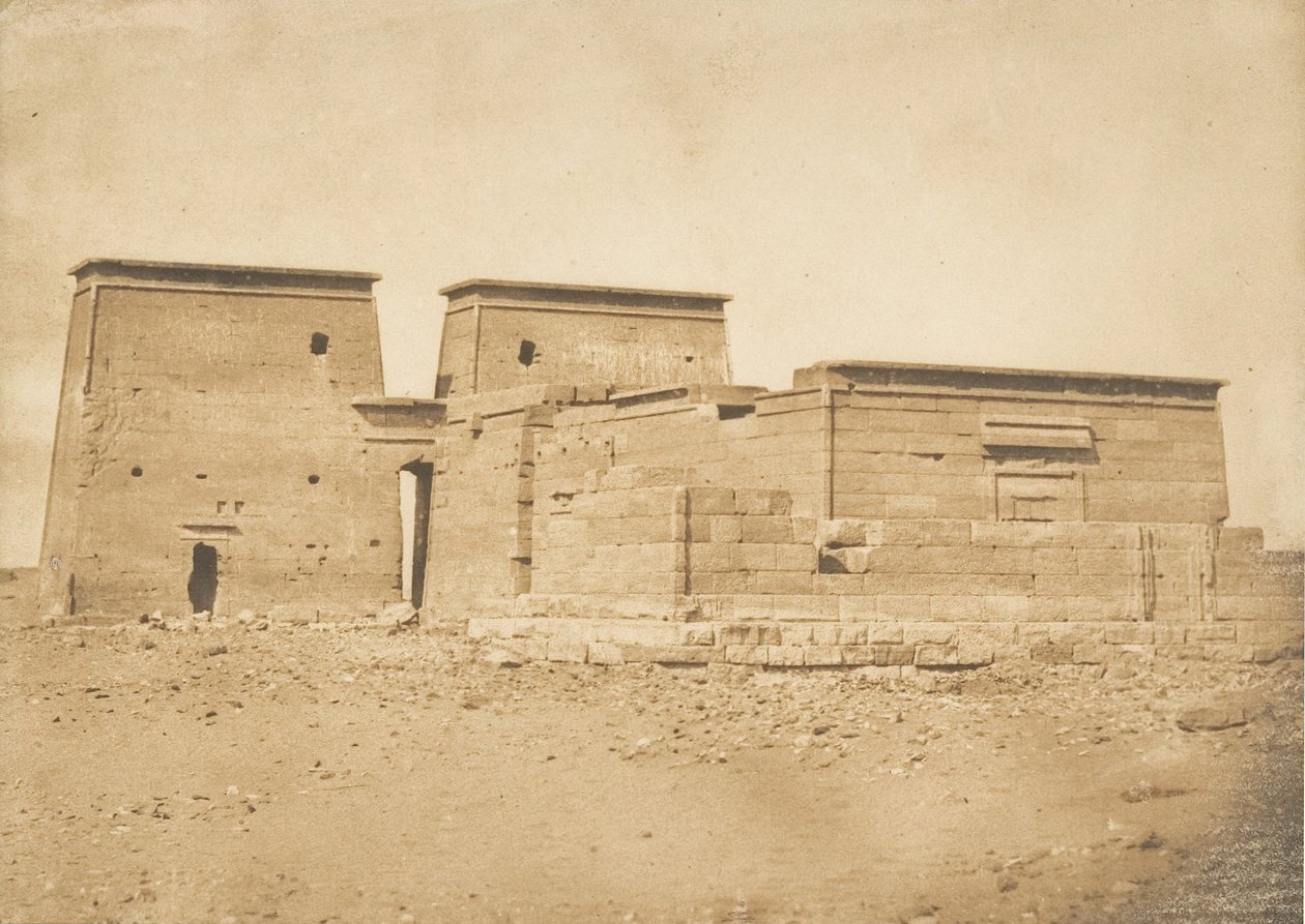 General View of the Temple of Dakkeh Pselcis, Taken from the North, April 5, 1850 by Maxime Du Camp