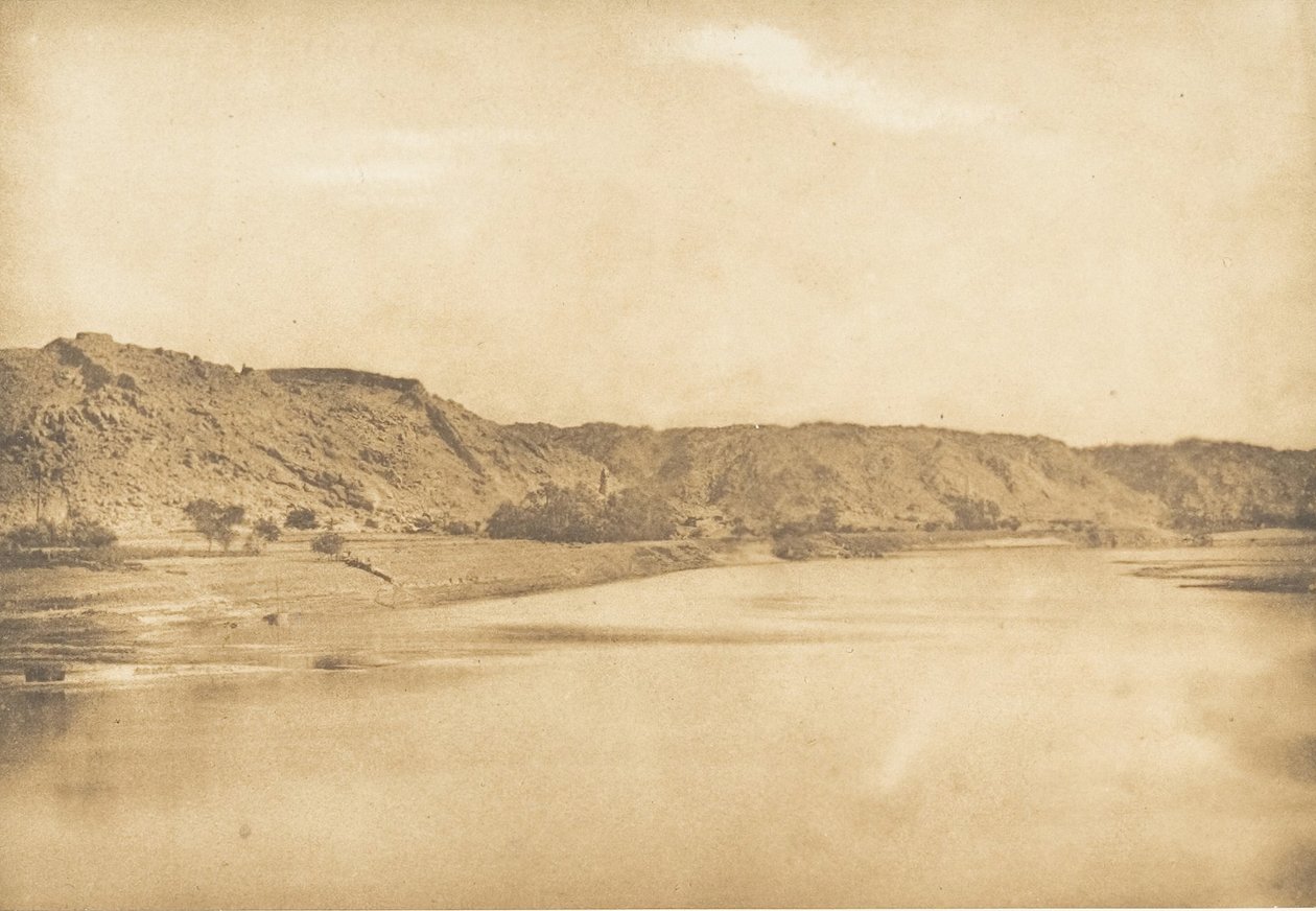 View Taken from the Southeast of Philae - Village of El-Bâb, 1849-50 by Maxime Du Camp