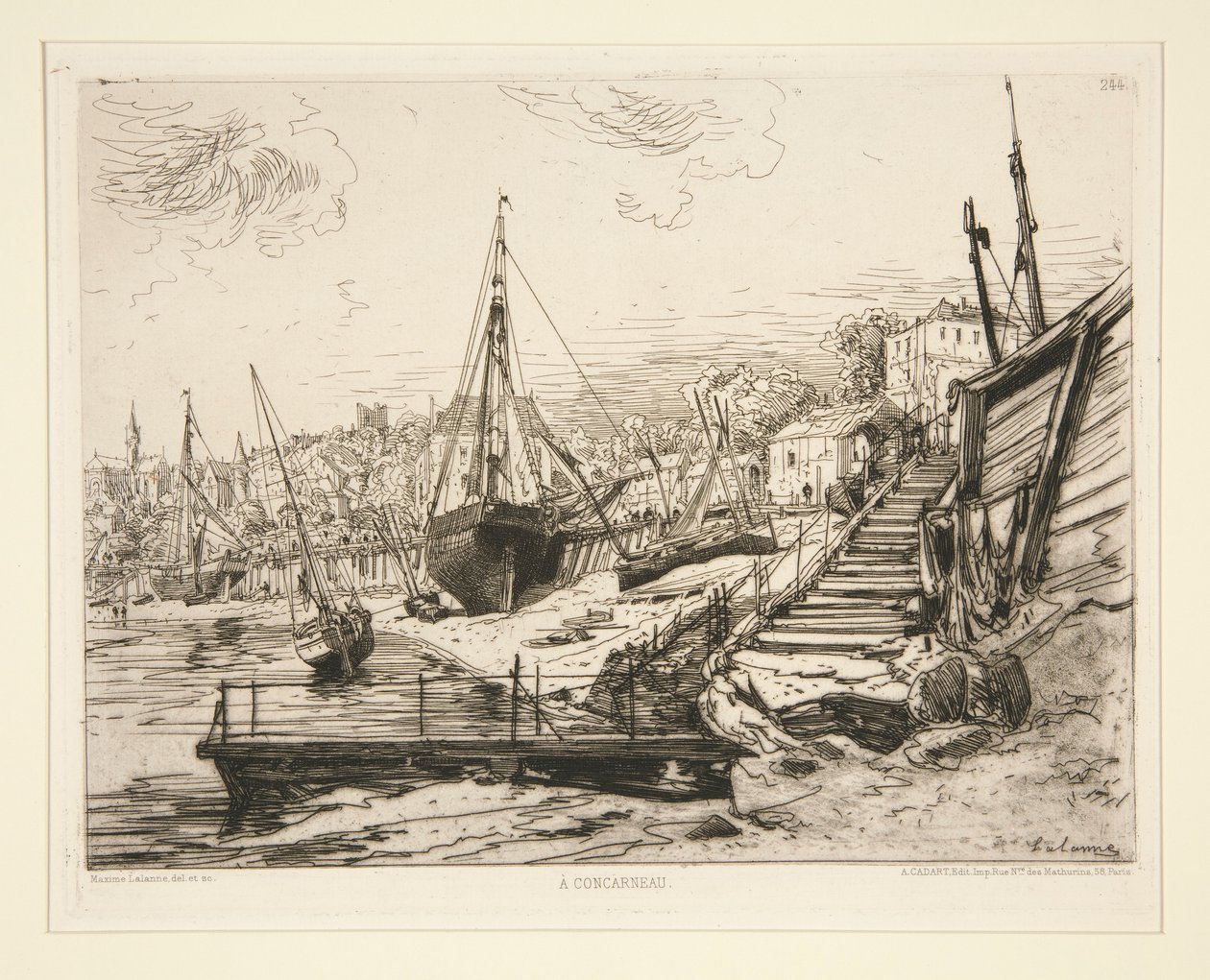 A Concarneau by Maxime Lalanne