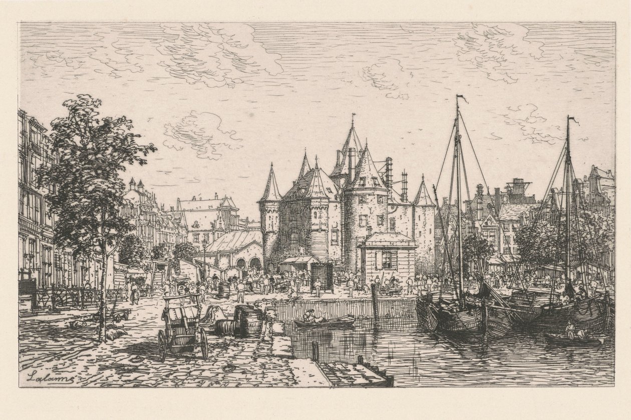 The Weighing House of Amsterdam by Maxime Lalanne