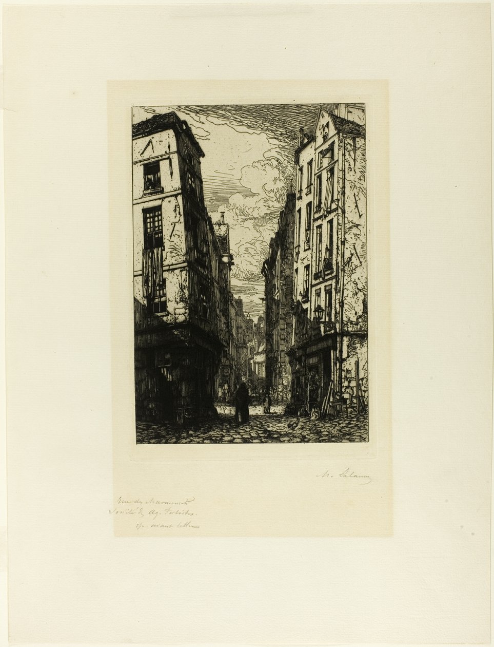 Rue des Marmousets by Maxime Lalanne