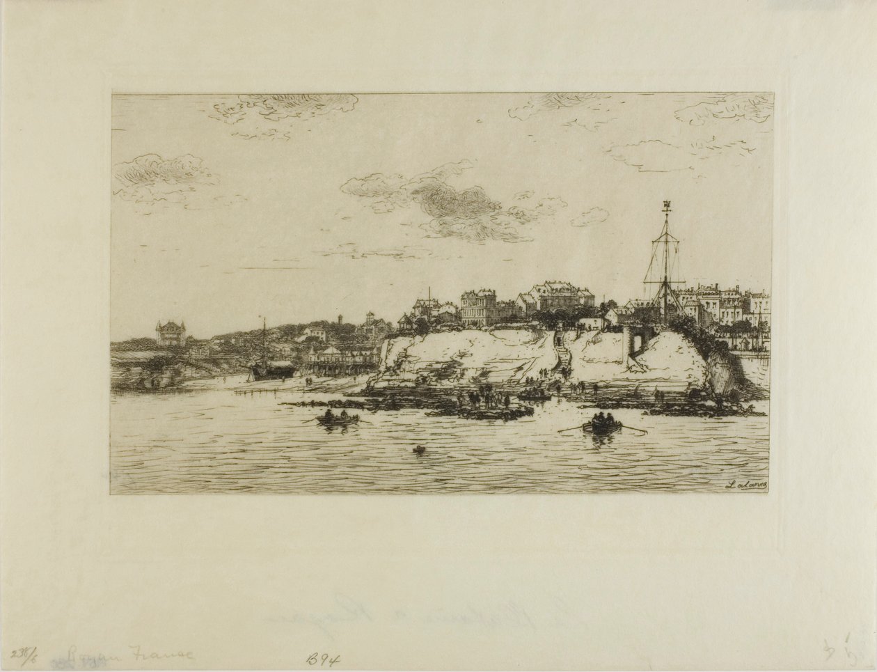 The La Plataine Bridge at Royan by Maxime Lalanne