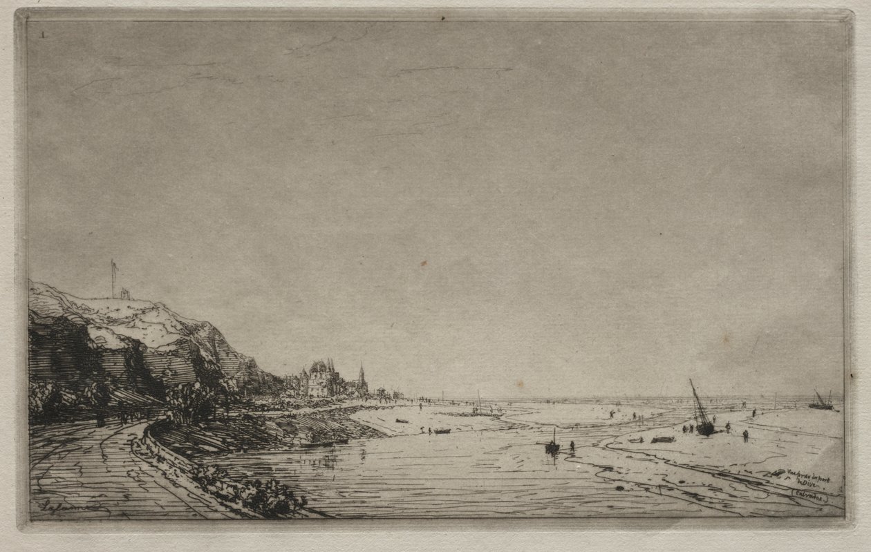 View from Port du Dives (Calvados) by Maxime Lalanne