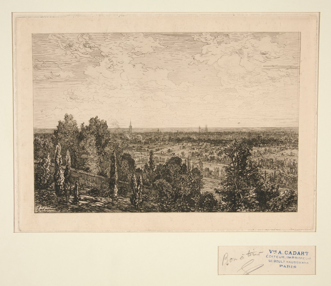 View of Paris by Maxime Lalanne