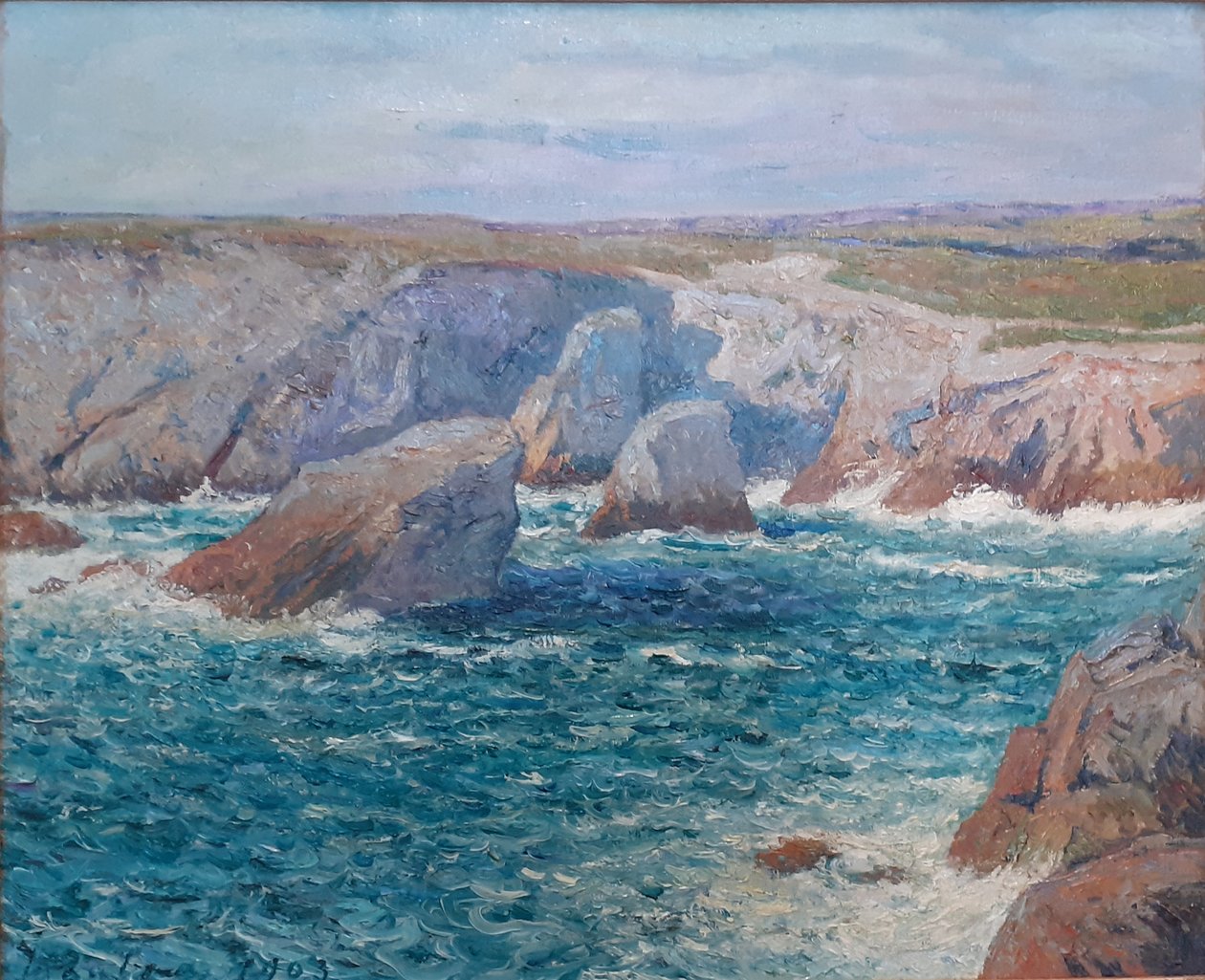 The Cove, Wild Coast, Quiberon by Maxime Maufra