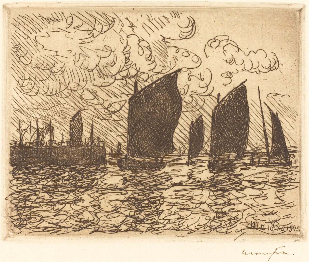 Return of the Boats by Maxime Maufra