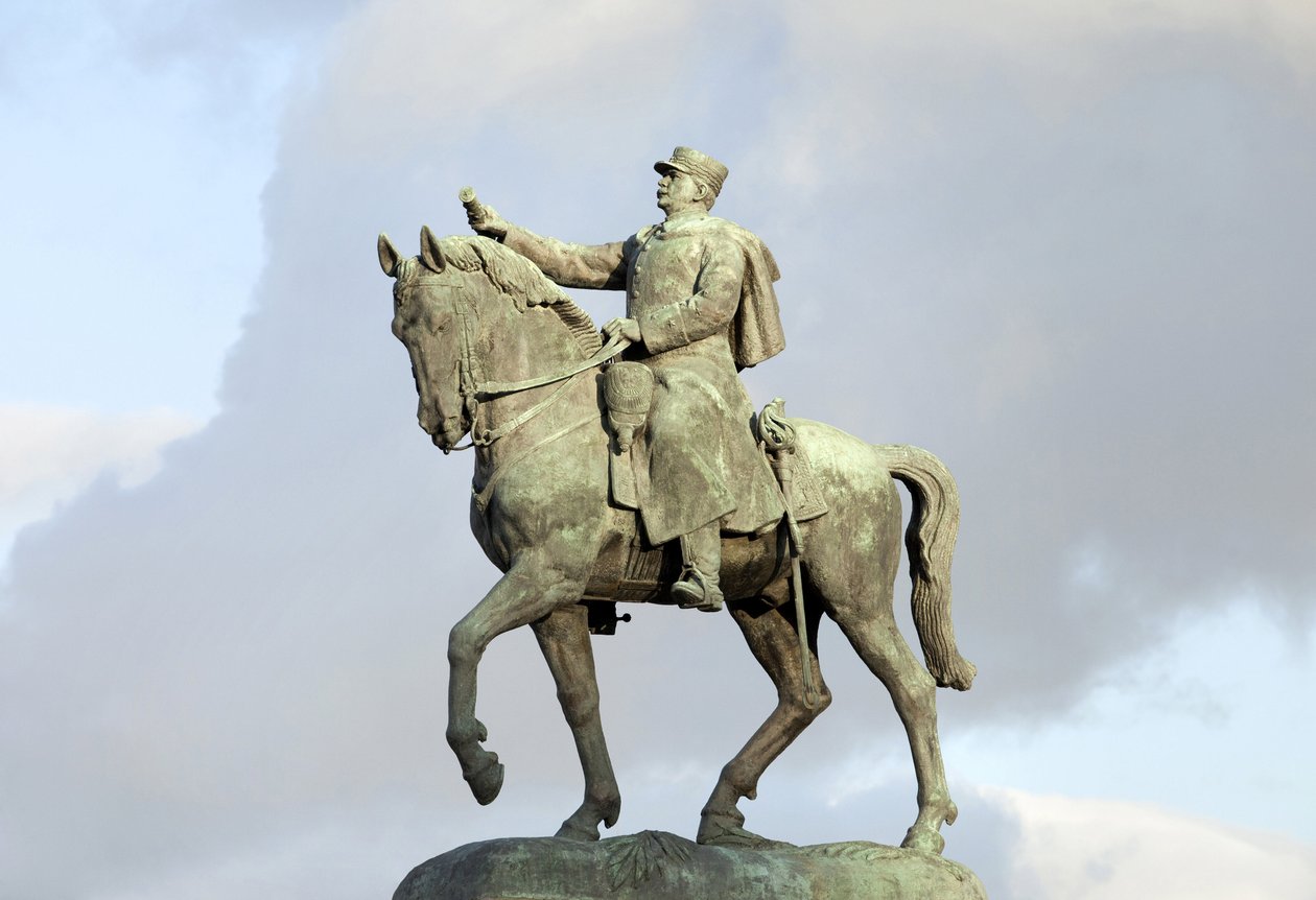 Equestrian Statue of Joseph Joffre, French Commander at the Battle of the Marne by Maxime Real del Sarte