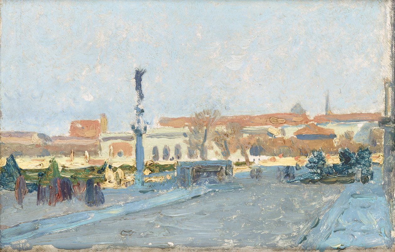 View of Vienna from the Outer Castle Gate by Maximilian Suppantschitsch