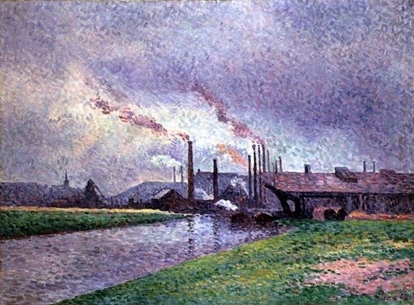 Along the River by Maximilien Luce