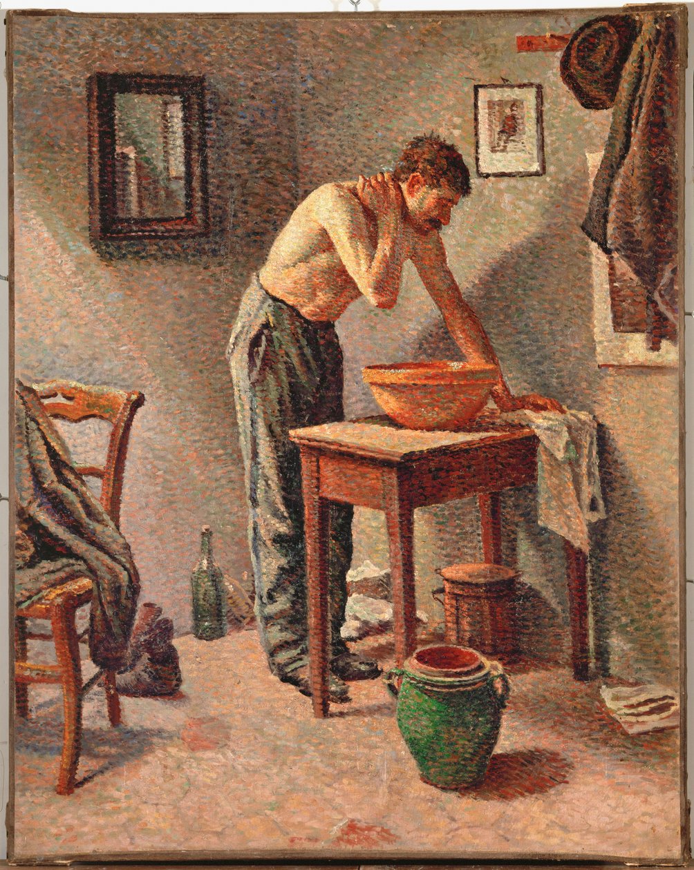 Man Washing Himself by Maximilien Luce