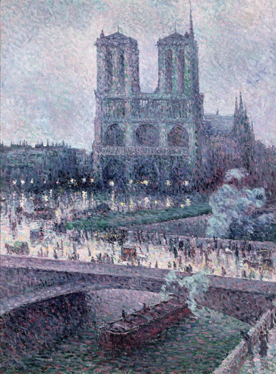 Notre Dame, c.1900 by Maximilien Luce