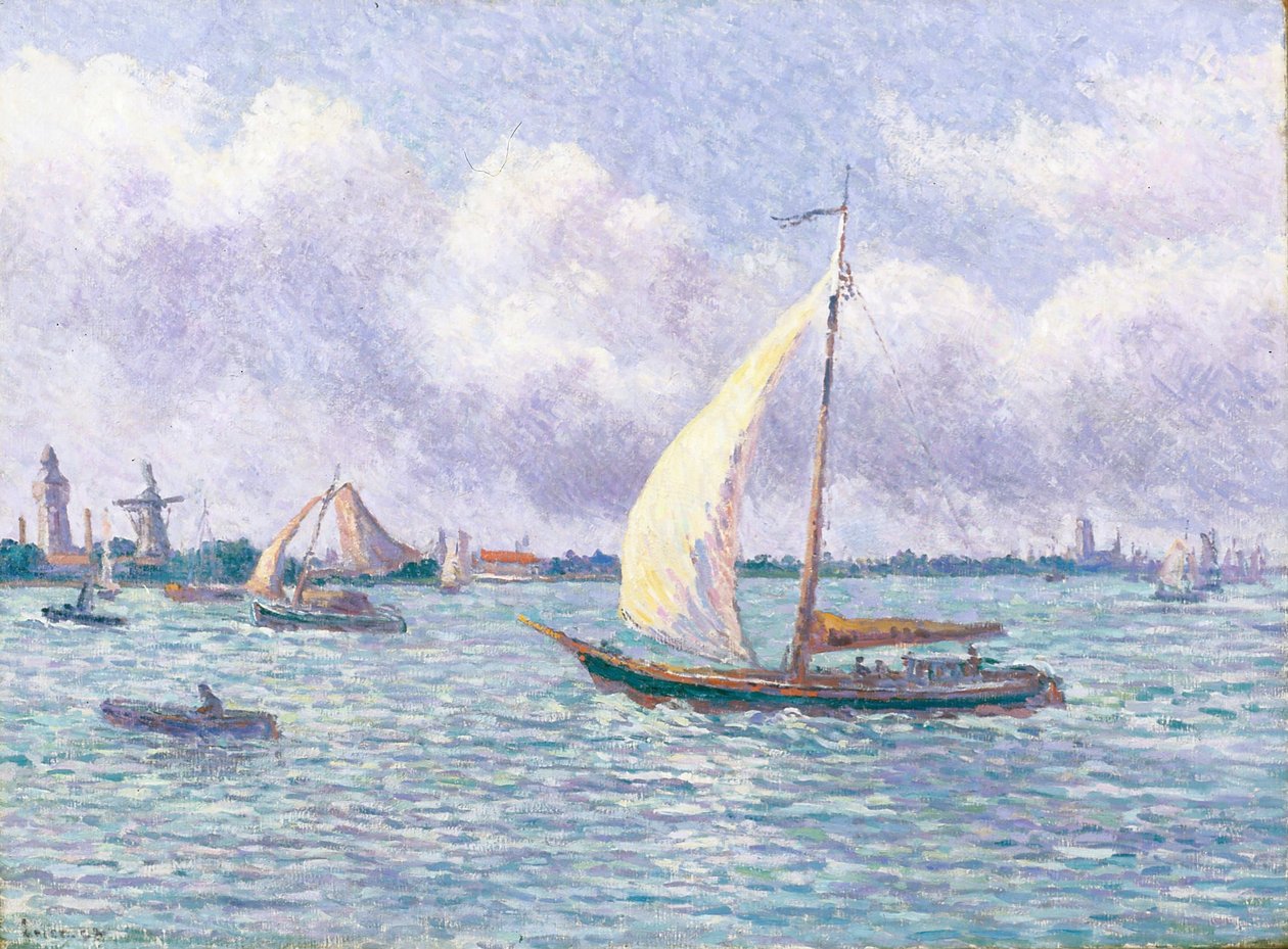 The Meuse Near Dordrecht by Maximilien Luce