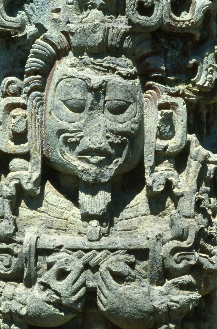 Copan Stela D by Mayan