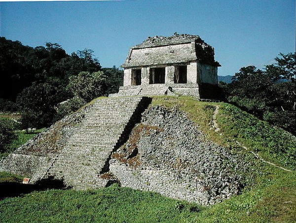 View of the Temple of the Count by Mayan