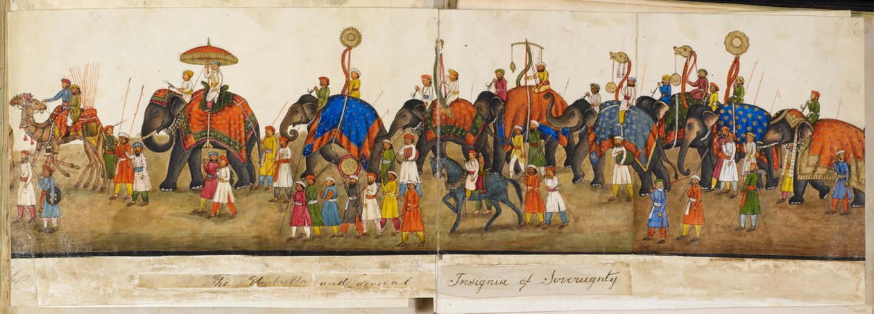 Processional panorama, illustration from 
