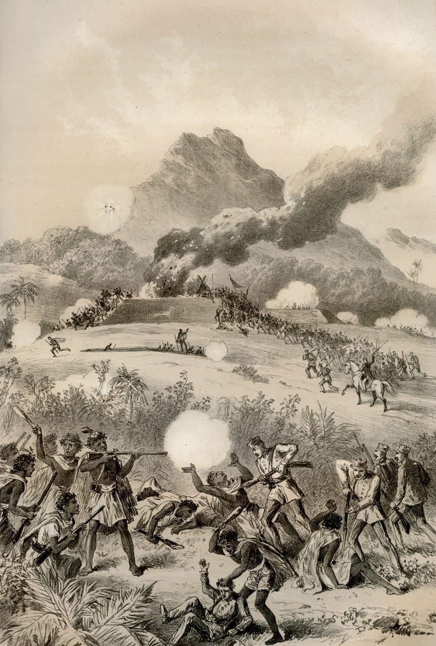 Taking a Maori Redoubt, Maori Wars by McFarlane and Erskine