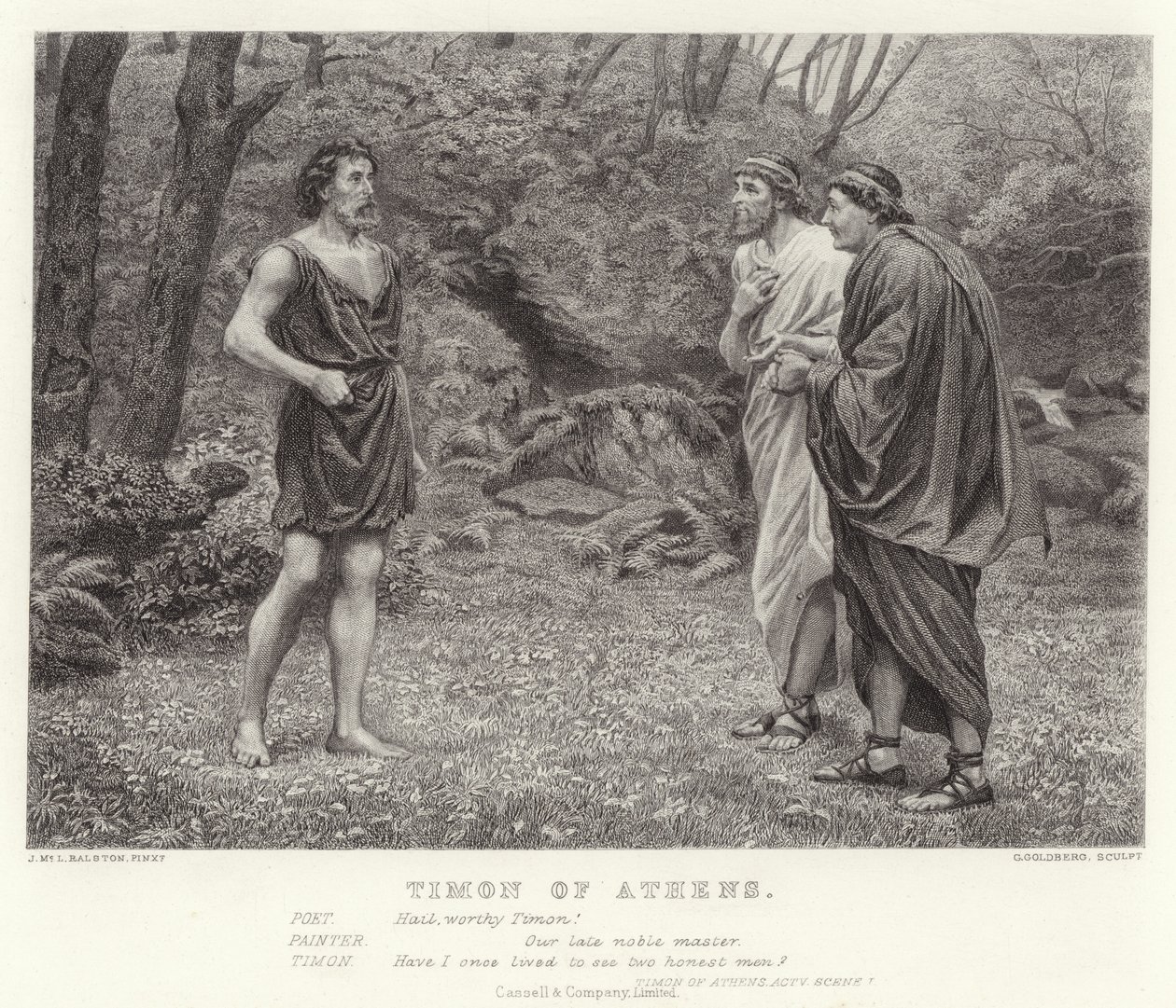 Timon of Athens, Act V, Scene I by McLaren John Ralston