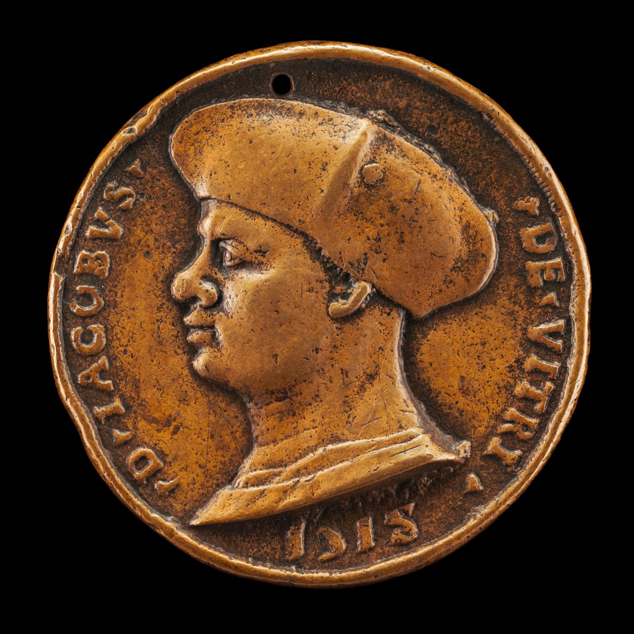 Jacques de Vitry-La Lière, Canon, Dean, and Chancellor [obverse] by Medallist of 1518