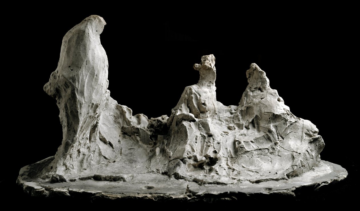 Conversation in a Garden by Medardo Rosso