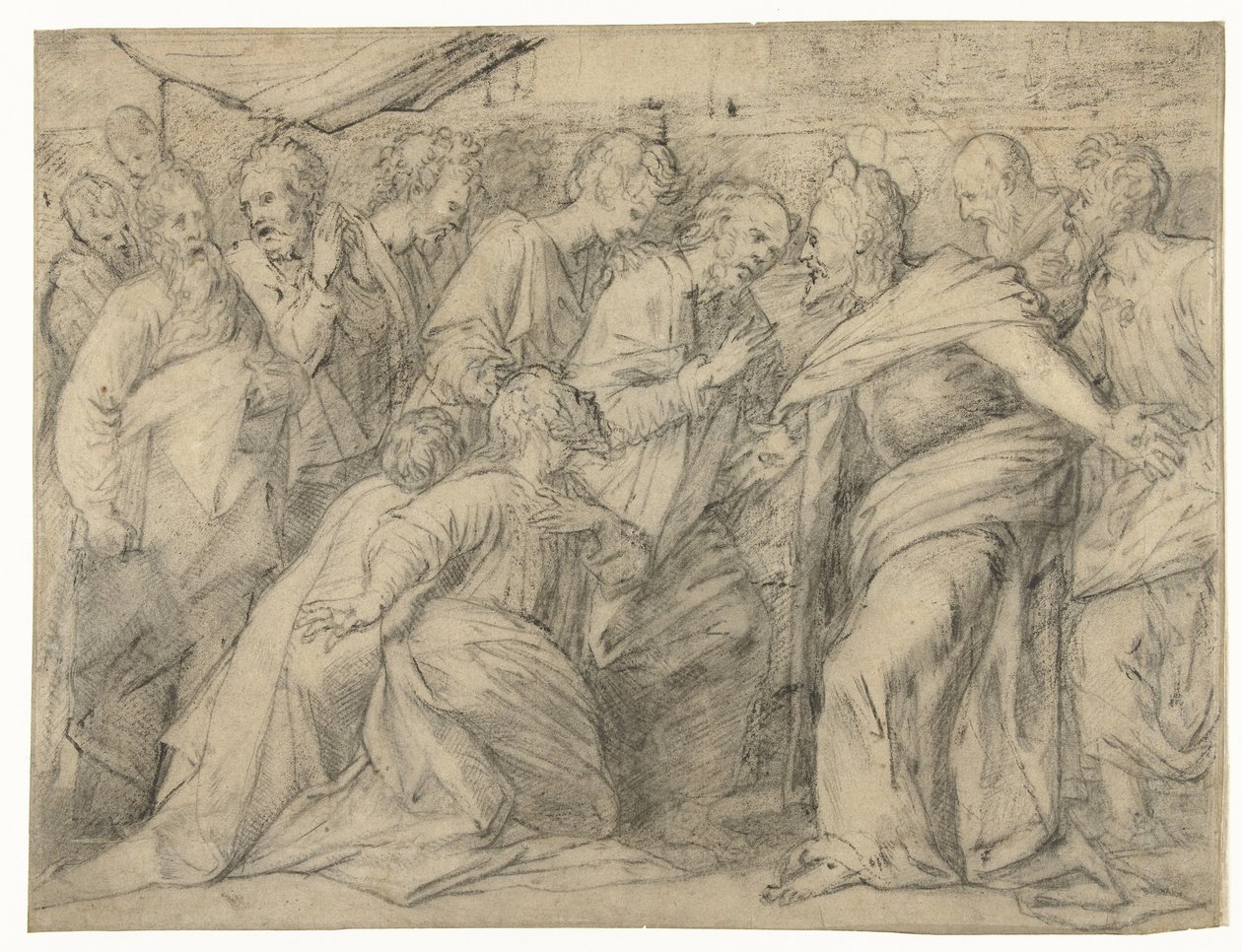 Christ Appears to His Disciples by Meester van de Egmont Albums