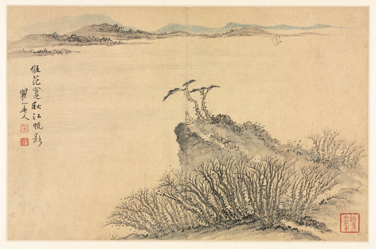 Landscapes in Various Styles after Old Masters by Mei Qing