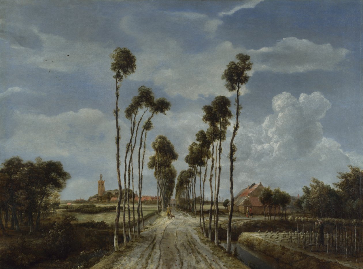 Avenue at Middelharnis by Meindert Hobbema