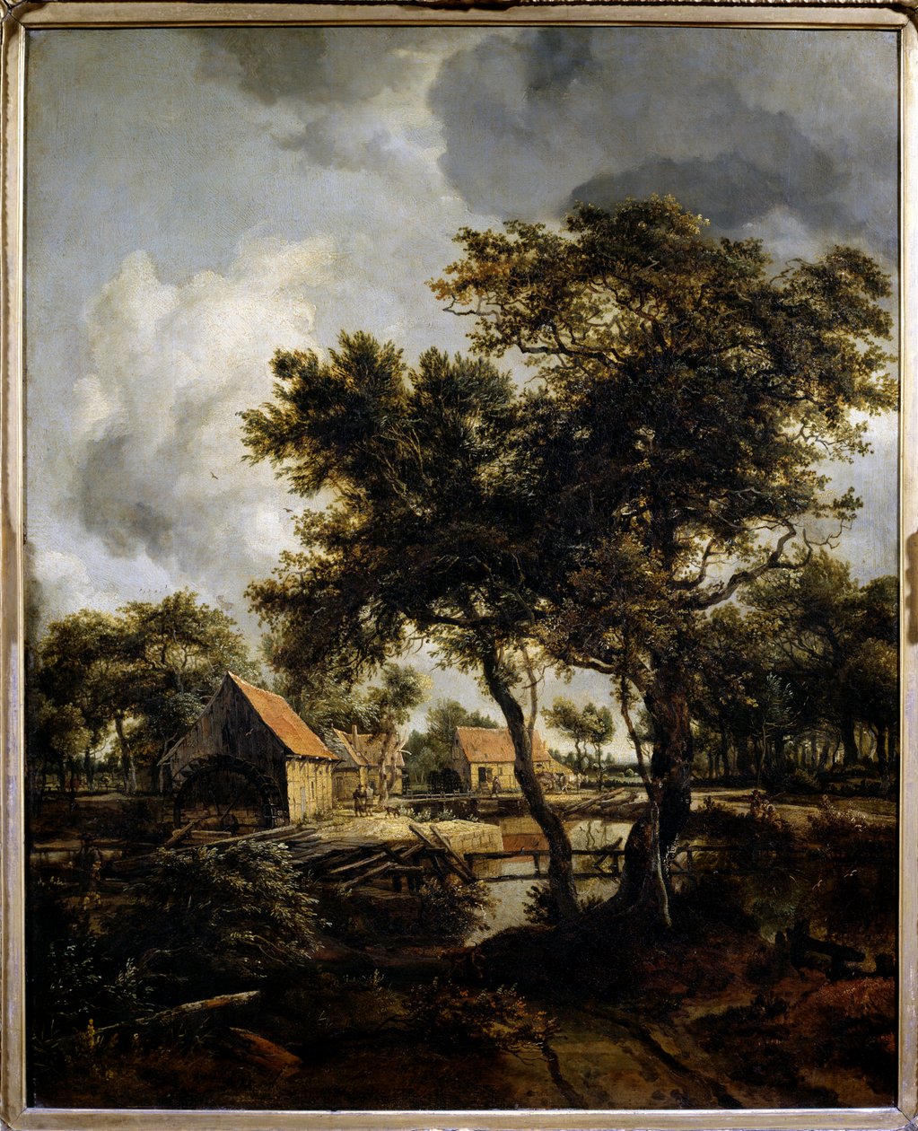 The Water Mill by Meindert Hobbema