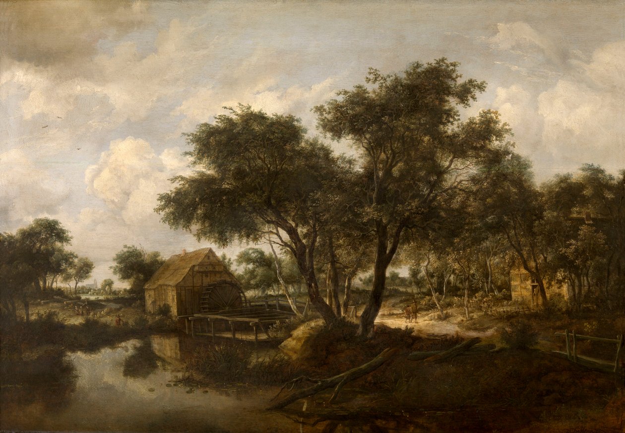 Water Mill by Meindert Hobbema