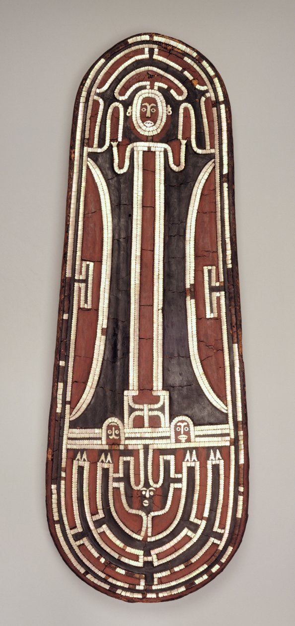 Ceremonial Shield, Santa Isabel Island, Solomon Islands by Melanesian