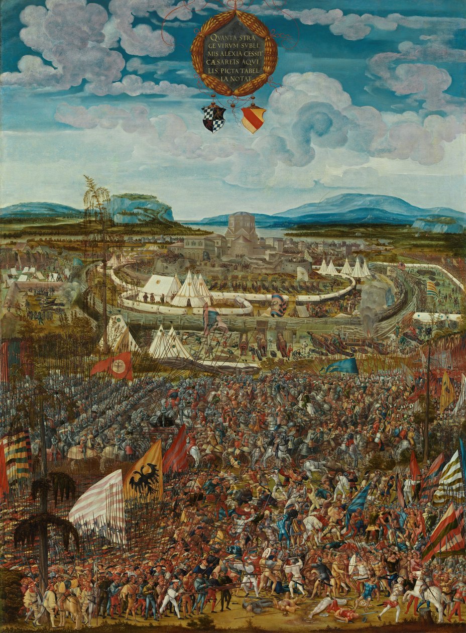 The Anachronistic Siege for Battle of Alesia by Melchior Feselen