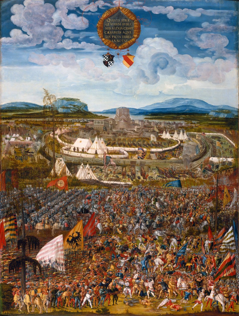 The Anachronistic Siege for Battle of Alesia by Melchior Feselen