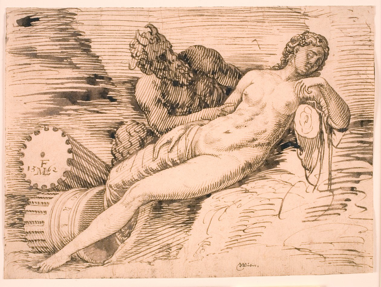A Satyr Spying upon the Sleeping Antiope by Melchior Lorck