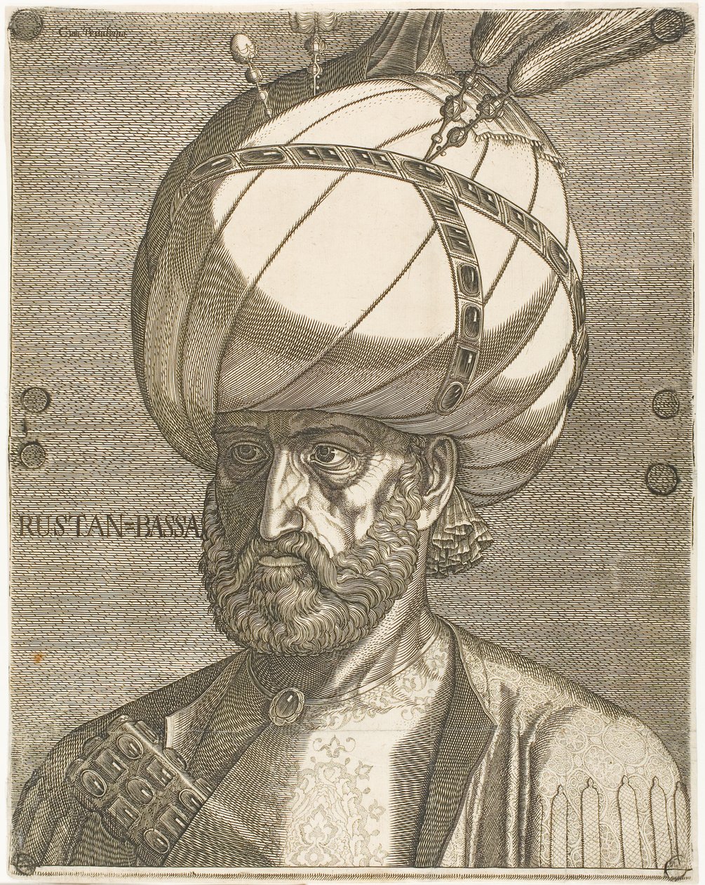 Portrait of Ismail, Ambassador of the Persian Shah Tahmasp I by Melchior Lorck