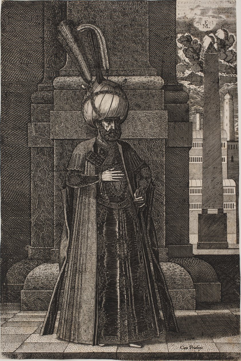 Prince Ismael, Persian Envoy by Melchior Lorck